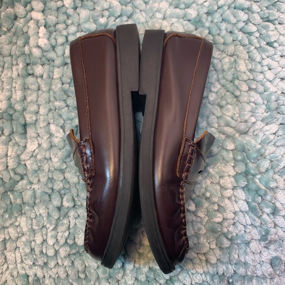 Sperry  Top Sider Colton Burgundy Penny Loafer Private School Uniform Preppy - Picture 6 of 15